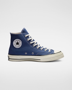 Converse Chuck 70 Férfi Magasszárú Fekete/Sötétkék | ZTACPFS-HU